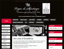 Tablet Screenshot of cigars-vegasantiago.biz